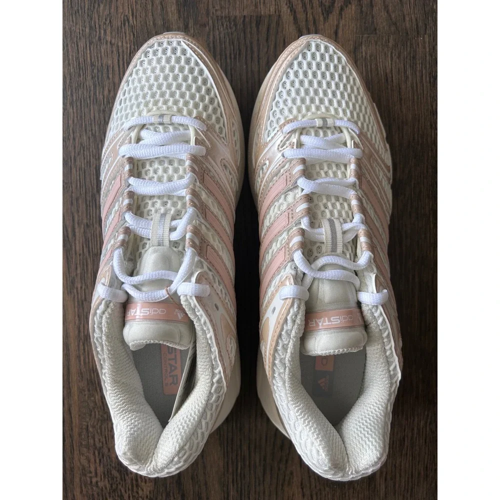 Adidas Adistar Control 5 Womens Size 9 Running Shoes White Bliss Pink IH1799